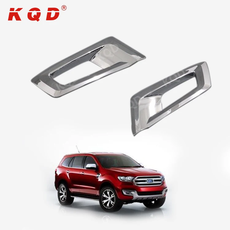 Chrome Аксессуары передних противотуманных фар Крышка для Ford Everest 2015
