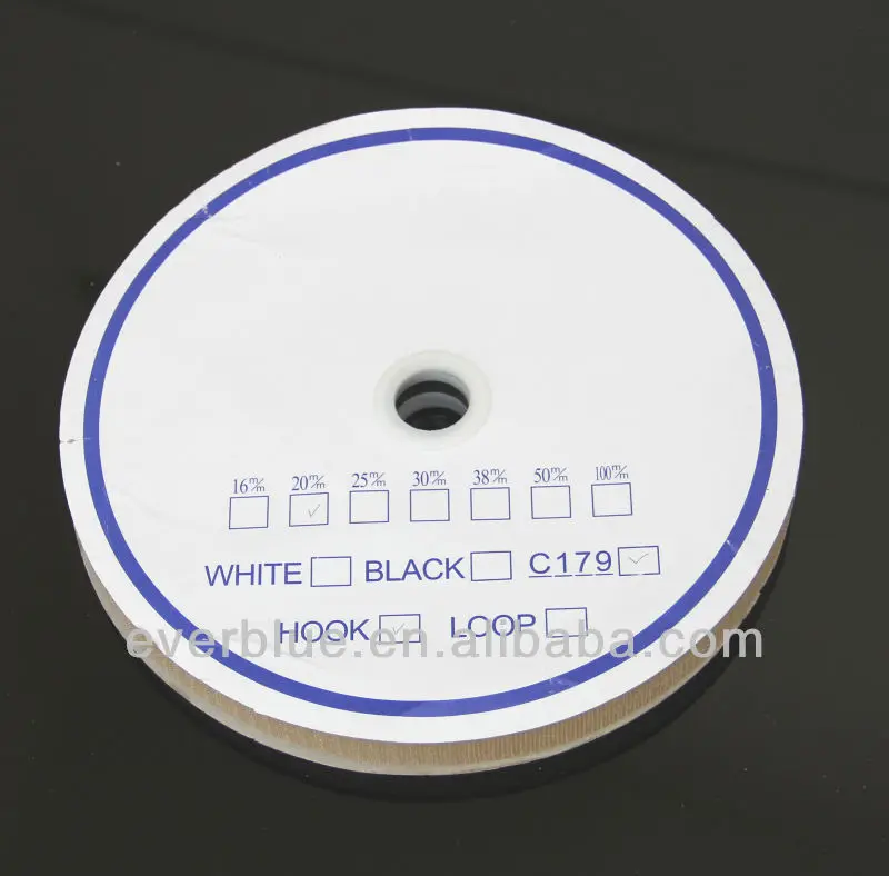 Nylon sew on adhesive Hook and Loop Strap Fastening Tapes