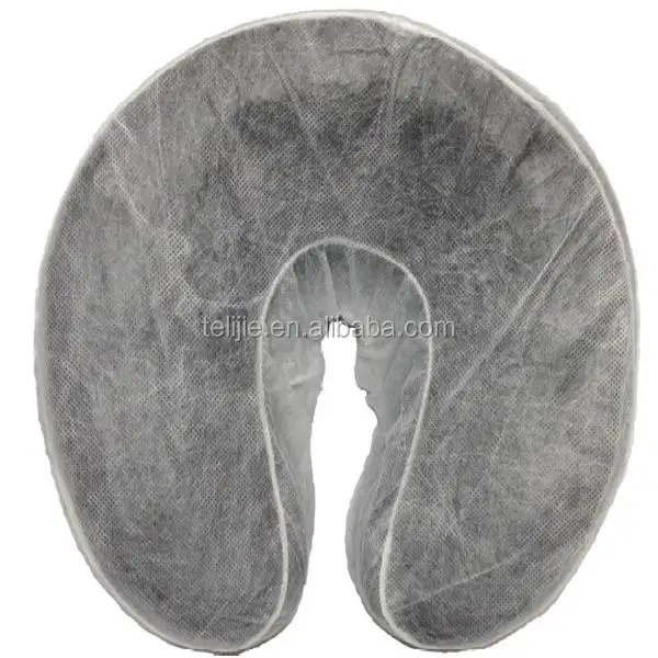 Nonwoven Disposable fitted face cradle cover,disposable beauty face rest cover for massage,Disposable Fitted Face Rest Cover