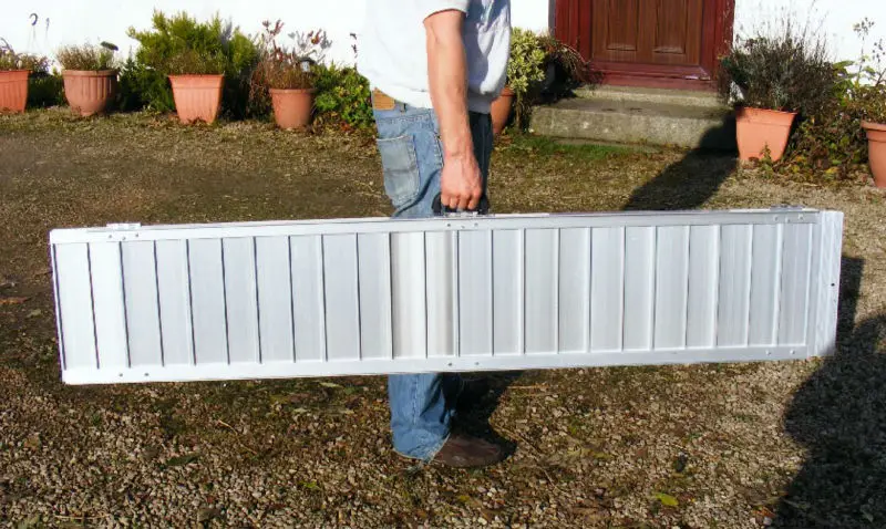 
Aluminium suitcase wheelchair ramps highly portable 