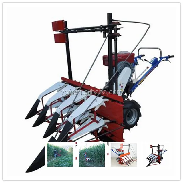 Mini reaper harvester machine, grass reaper binder bundling machine,tractor drive corn reed reaper cutter
