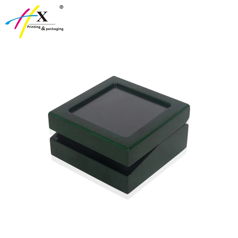 2021 wood sublimation blank watch storage box with glass lid