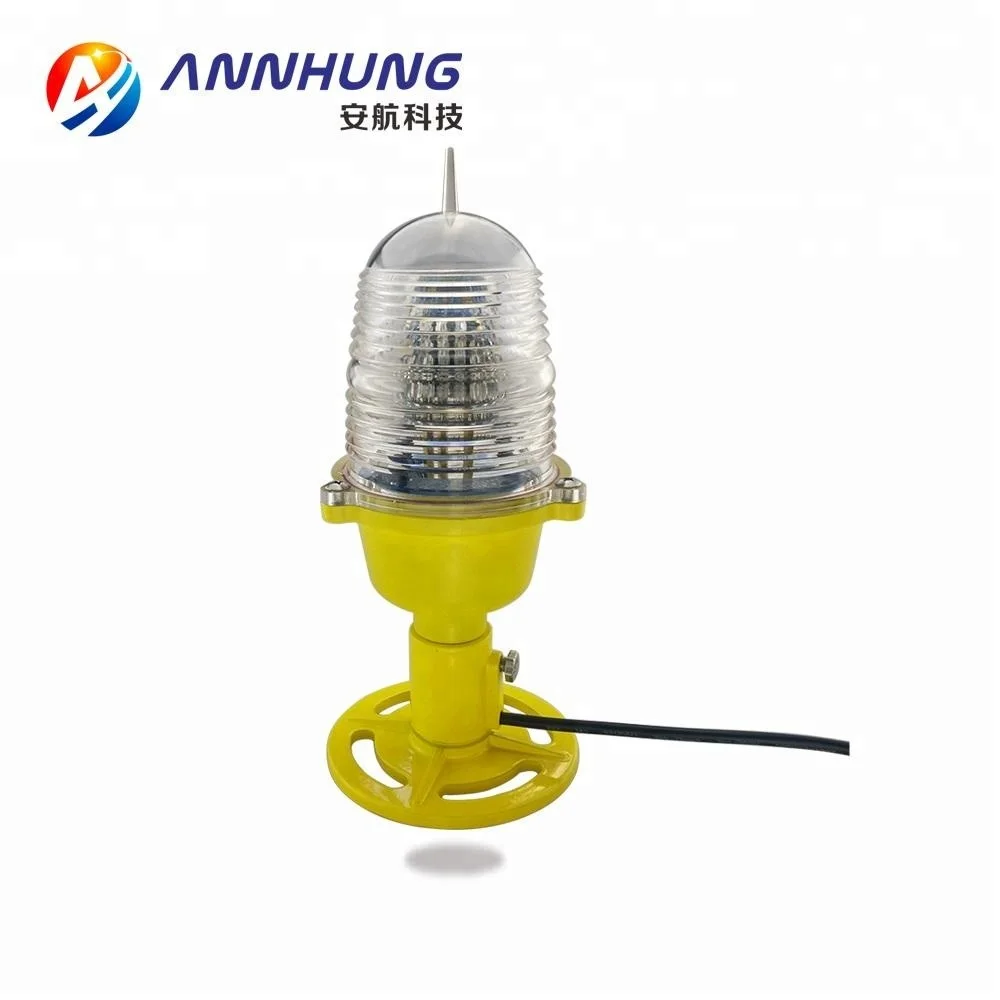 Green Yellow Elevated Perimeter Edge Light for Helipad landing or Airport