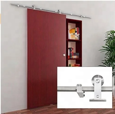 
heavy duty barn wooden door hardware sliding hanging wheel 