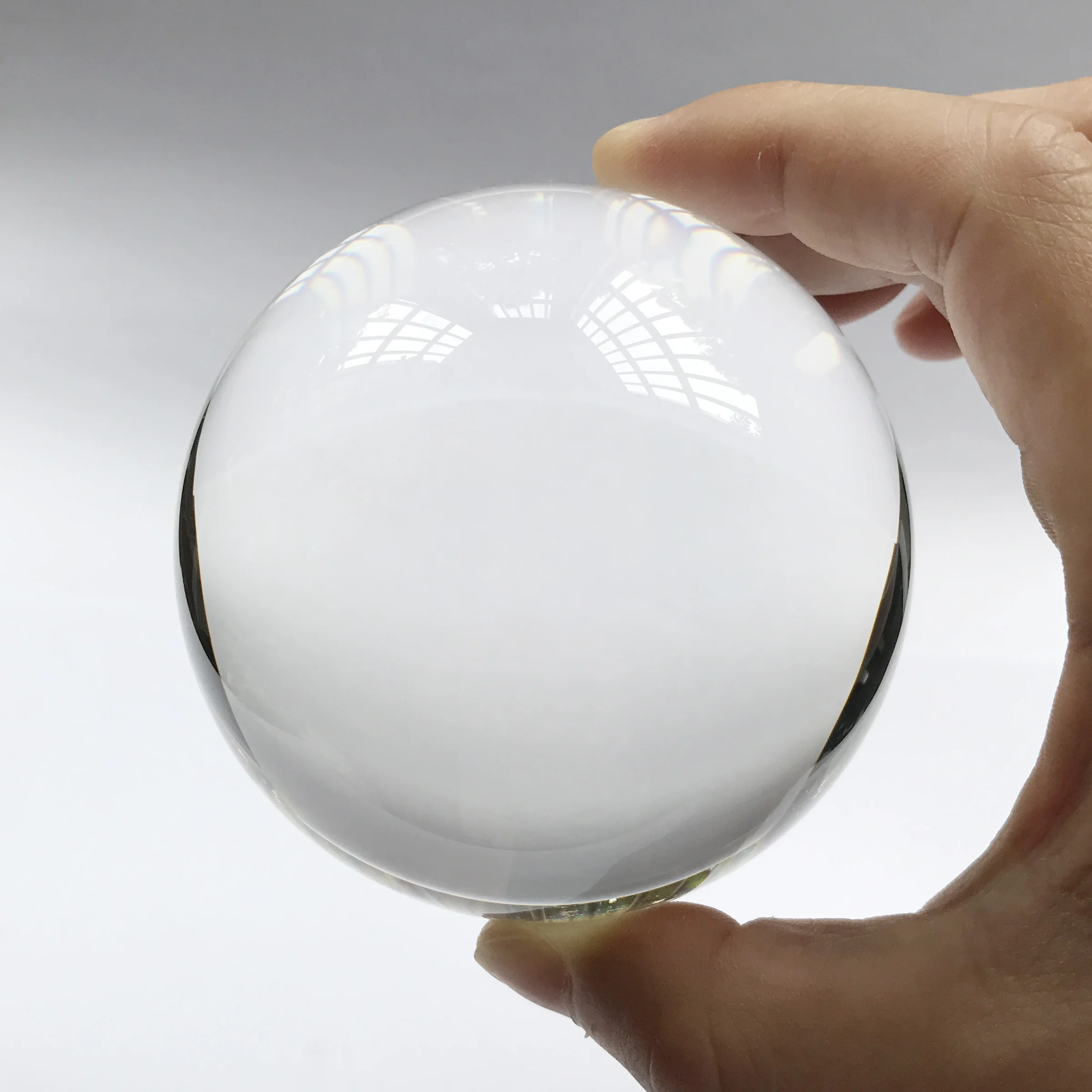 80mm clear good quality fengshui crystal glass sphere  K9 crystal  ball