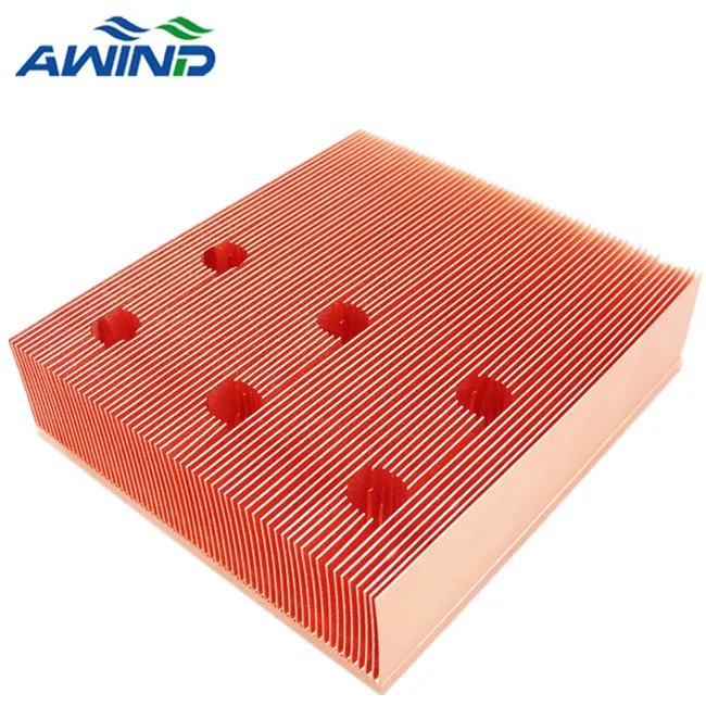 Новый дизайн, медный 1100 светодиодный радиатор с обработкой ЧПУ