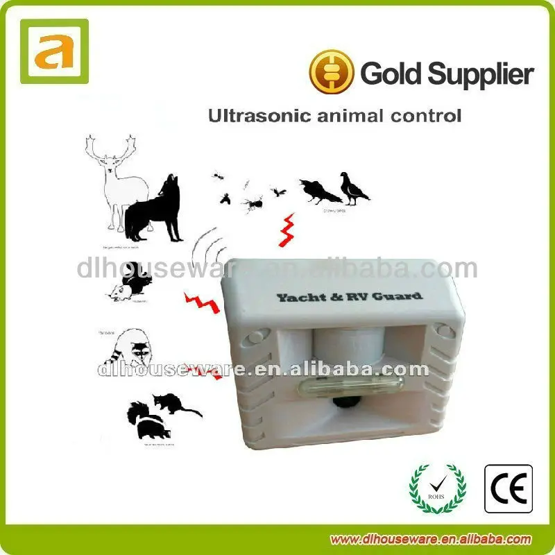 Мощный ультразвуковой отпугиватель птиц / электронная птица собаки отпугиватель / sloar птица комаров