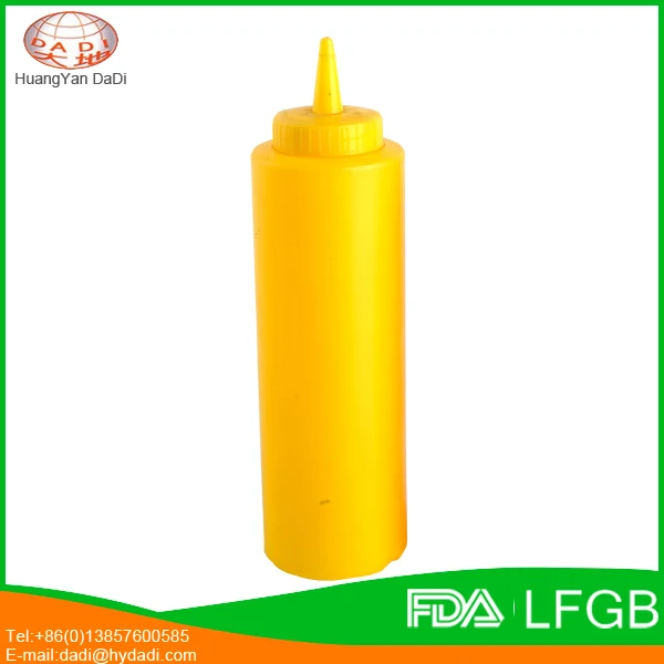 Best selling BPA free squeezable plastic ketchup bottle with low price