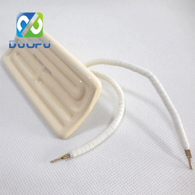 Waterproof ceramic infrared heater for shower