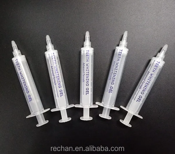 Private label empty 10ml teeth whitening gel syringes