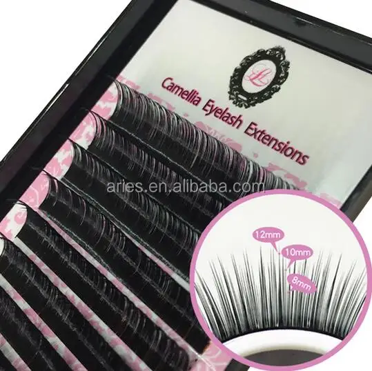 Индивидуальные корейские ресницы Camellia PBT, 3 разных длины в одном ряде ресниц, новый продукт, индивидуальное наращивание ресниц