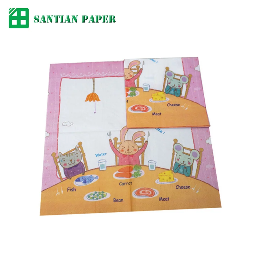 Бумажные салфетки с различными изображениями, распродажа