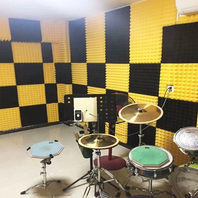 
foam acoustic music practice play drum room soundproof booth 