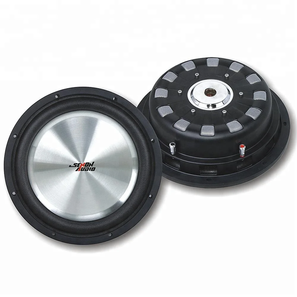 10/12INCH Dual 4 Ohm Subwoofer Car Audio Shallow Mount Sub Woofer Car Subwoofer Slim High end Subwoofer