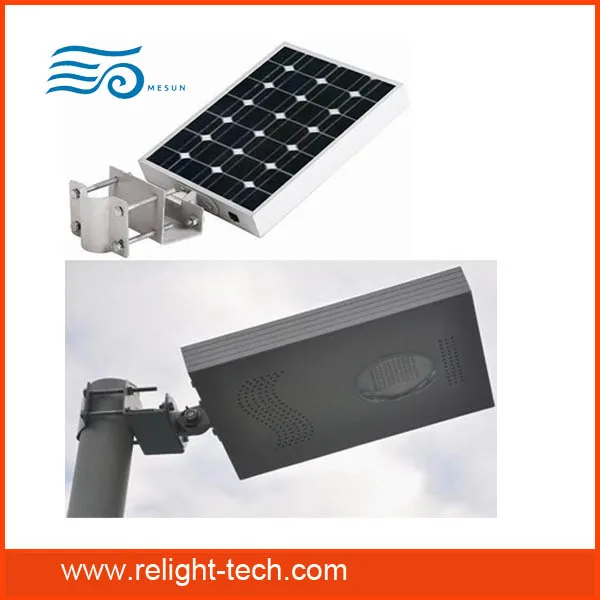 2014 смарт все в одном солнечные уличные фонари привело ESL-16 солнечный уличный свет лампы
