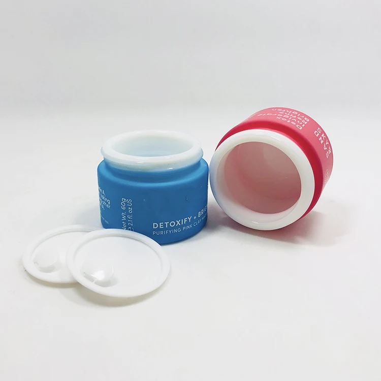 white porcelain glass cosmetic jar 50ml 100ml custom yellow color jar and lid with paper box