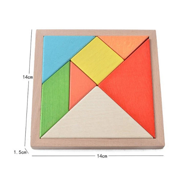 
High Quality Kids Wooden Tangram Puzzle 
