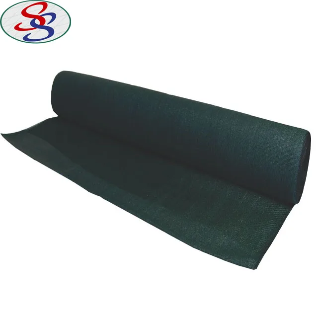 mono-tape knitted 80% green or black summer shade net