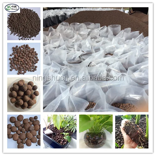 Plant nutrients clay soil bonsai soil garden LECA light weight expanded clay aggregates