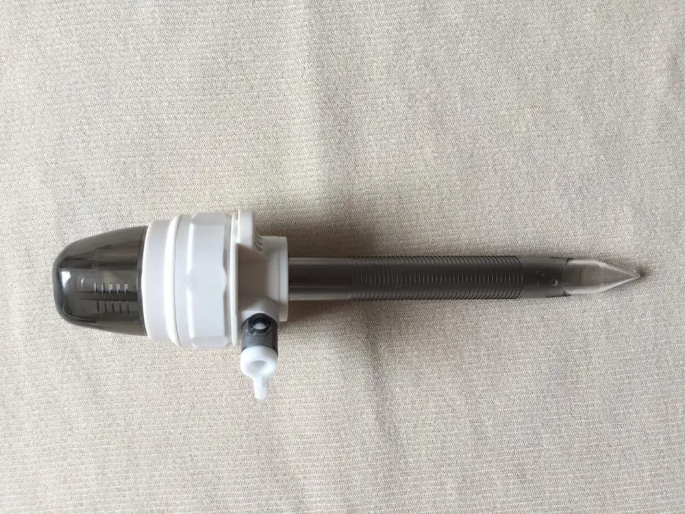 geyi manufacturer price disposable laparoscopic optical trocar with CE certificate for laparoscopic surgery