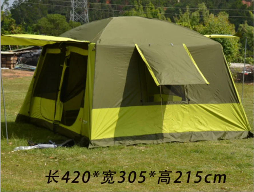 3 Rooms Luxury Camping Tent