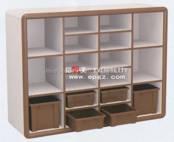 Kindergarten Furniture Children Toy Storage Cabinet For Kids