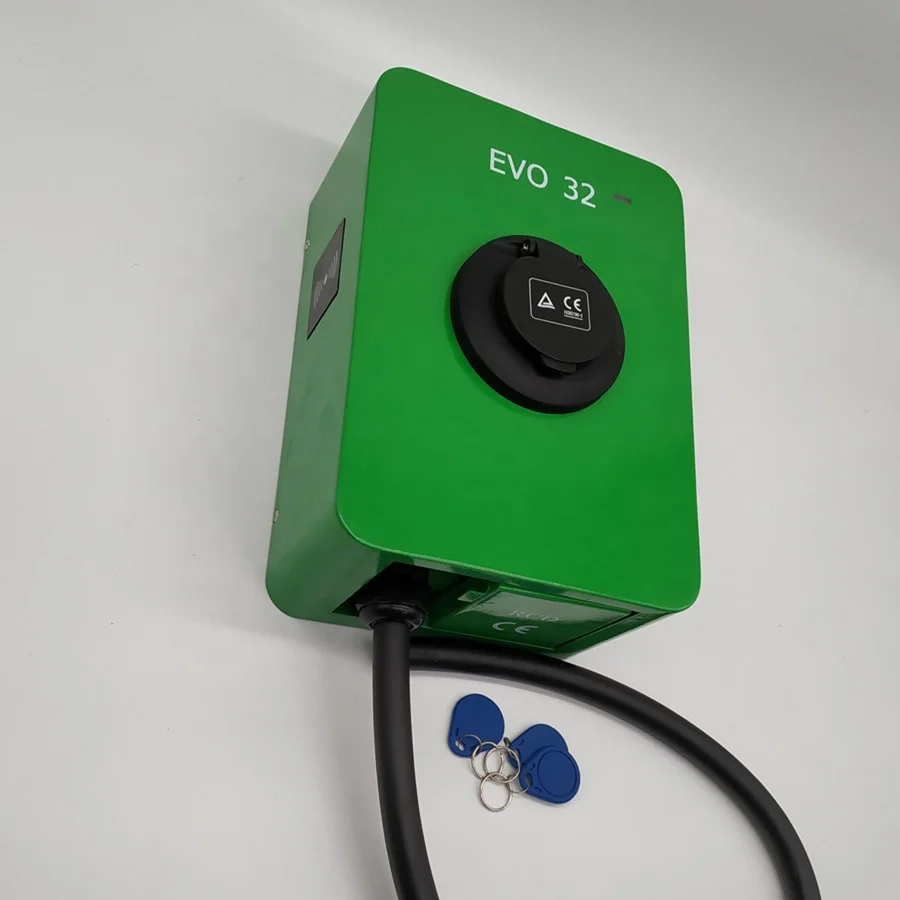 
7KW ev charger,230V 32A wallbox charging pile with type 2 socket and type B RCD,EV charger,OEM 