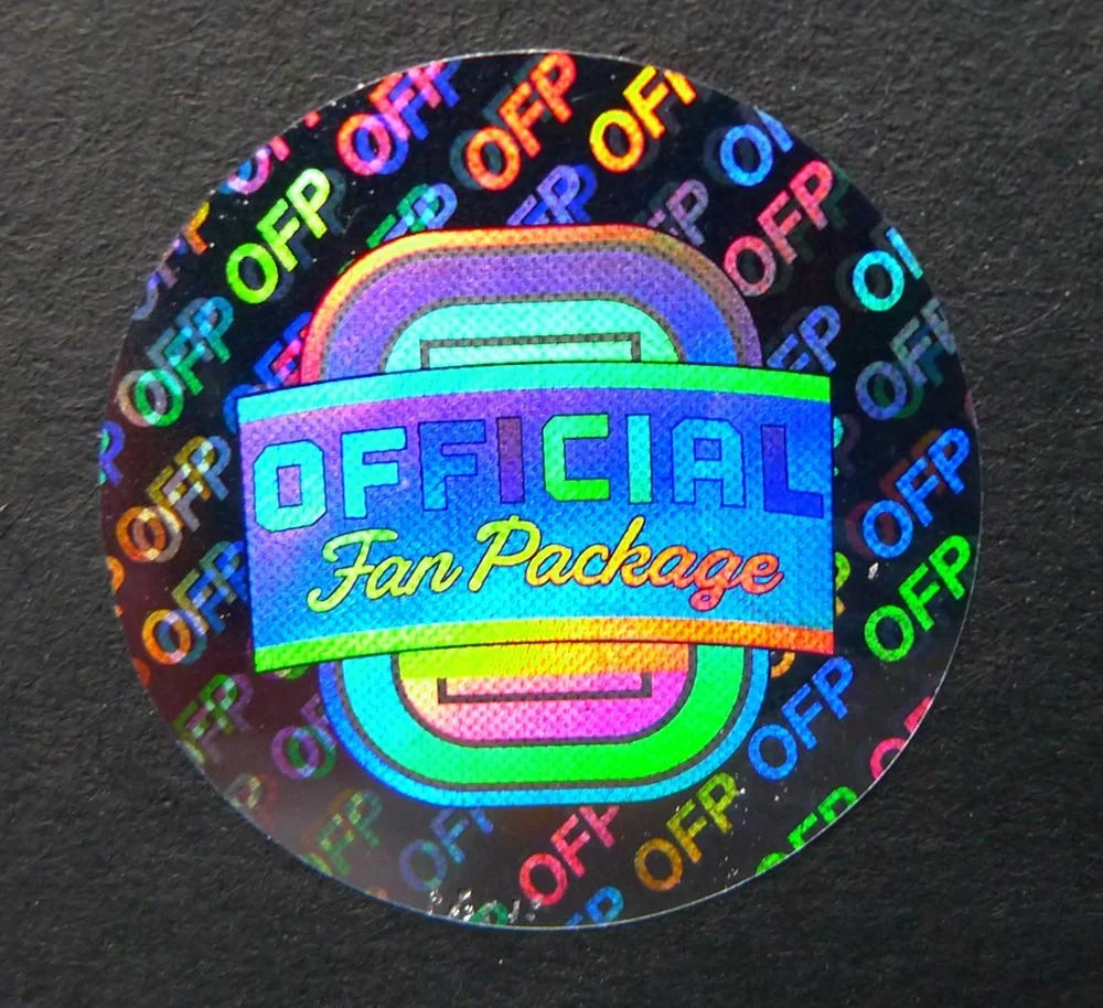 2018 New design custom hologram 3d adhesive stickers