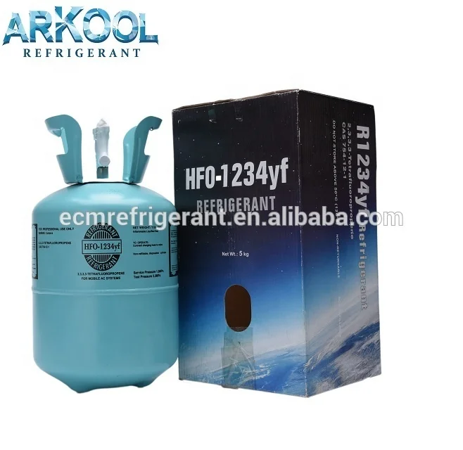 
High Class Refrigerant HFO 1234yf, 1234 Yf No Pollution Eco-friendly Refrigerant R1234yf Automobile Air Conditioning Colourless 