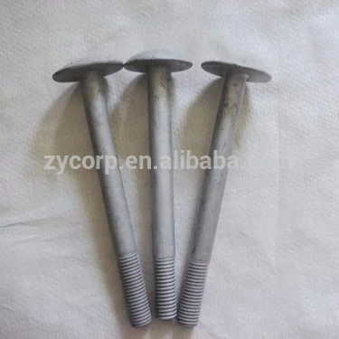 Transmission & Distribution Hardware round head carriage bolt for pole line hardware
