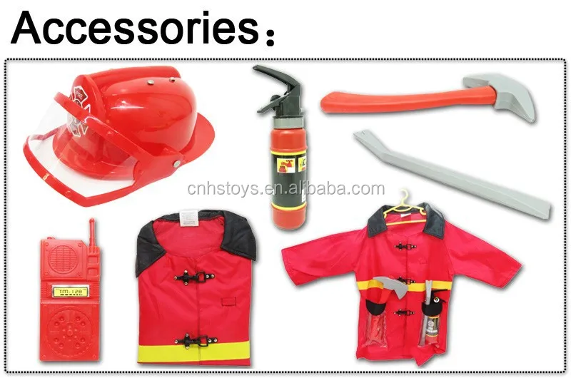 
high quality popular fireman costume kids 
