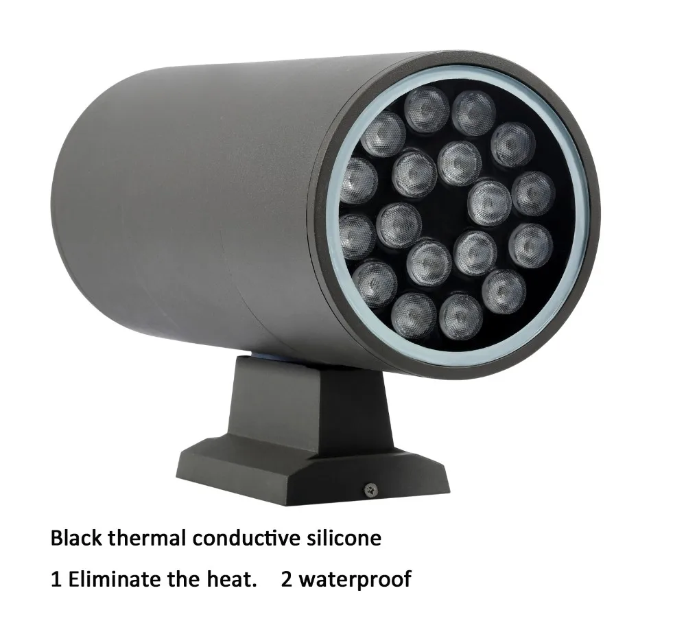 ETL WET LOCATION WATERPROOF IP65 OUTDOOR LED UP AND DOWN WALL LIGHT 6500K