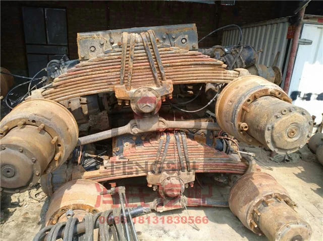 HOT sale CHINA BEZ AXLE USED AXLES USED BOGIES USED ACTROS AXLE ASSEMBLY second hand LEAF SPRINGS at stock for option