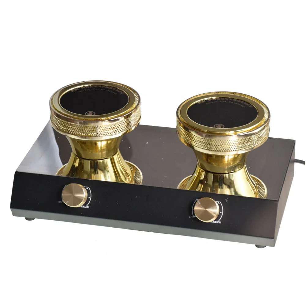 BN70B 220V EU Plug 2 Heads Double Halogen Beam Heater Coffee Heated Furnace Heated Device for Syphon Coffee Maker
