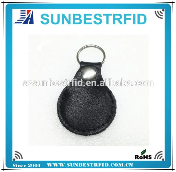 rfid вч кожа брелок по безопасности доступа пройти