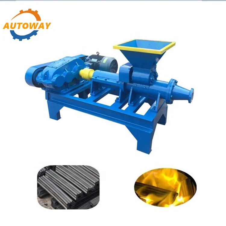 Charcoal Dust Briquette Extruder Machines Corn Cob Charcoal Coal Briquette Machines Cow Dung Charcoal Briquette Machines