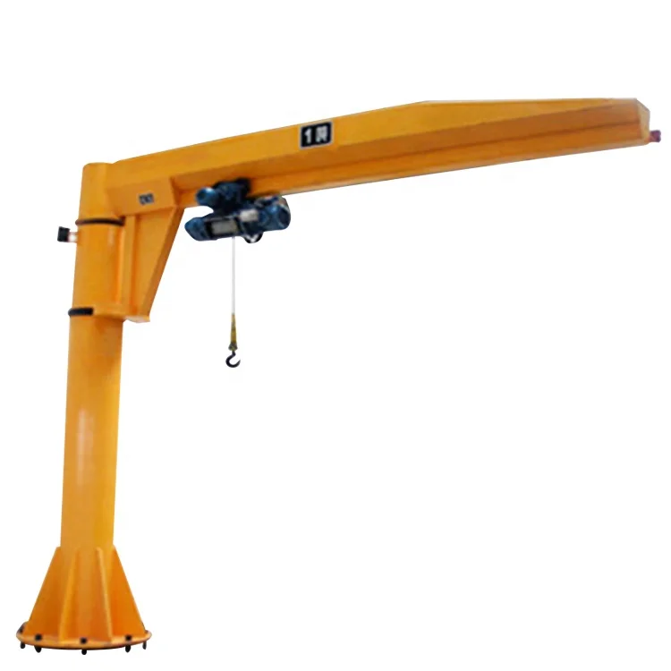 500kg to 10 ton fixed floor jib crane for materials lifting