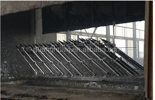 Hot-galvanized WITH FLANGE ground screw helix pile anchor for foundations