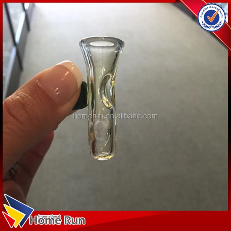 High quality custom glass filter tip modern style smoking pipe  glass tip