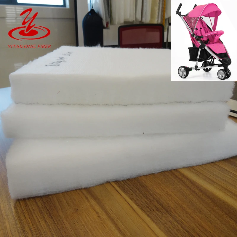 Fire Retardant Dupont Sorona Hard Polyester Padding for Baby Stroller Carriage