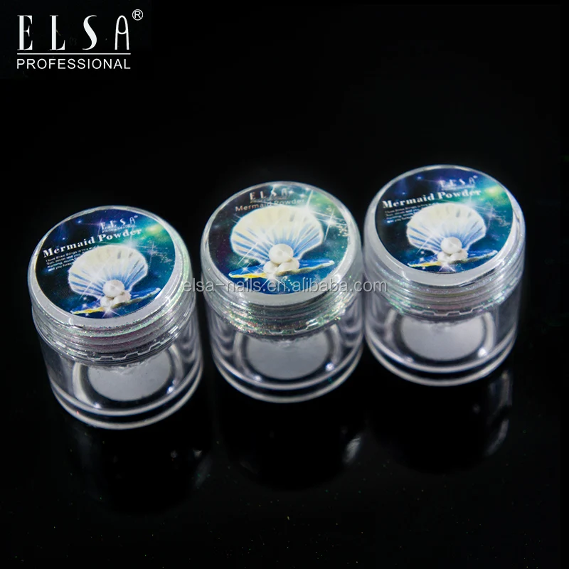 ELSA free sample in March mermaid powder glitter powder for nail beauty