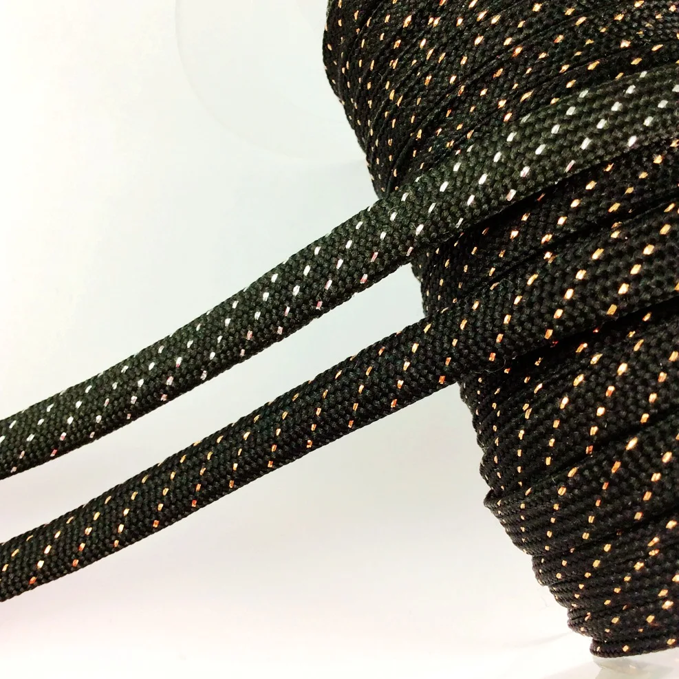 Nylon drawstring cord Hollow Flat Braid Rope