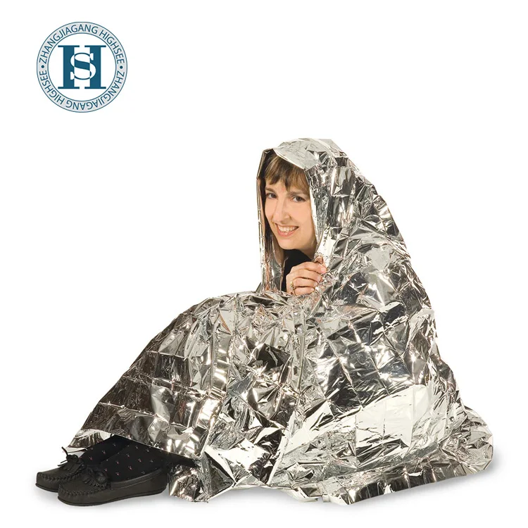 
good quality low price first aid emergency thermal blanket 