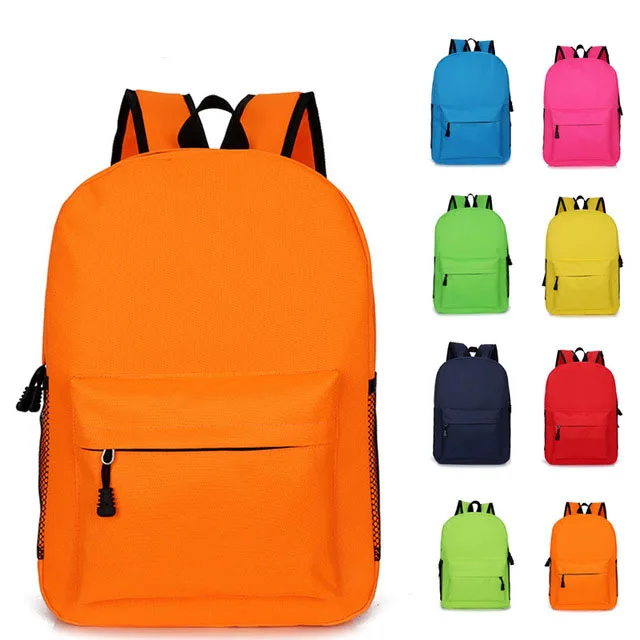 Fashion Candy Color Canvas School Backpack