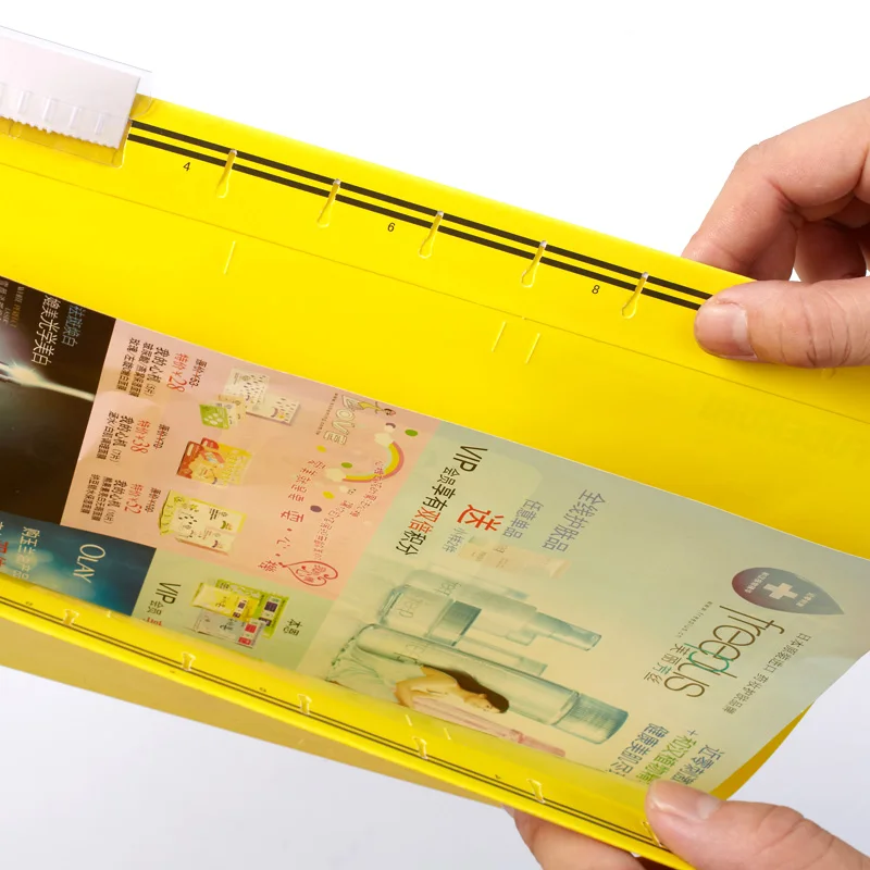 
2018 Fudek filling product custom color suspension hook paper PP hanging file folder 