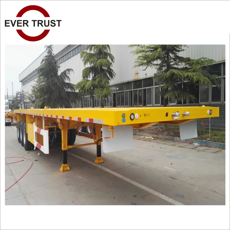 low price high quality flatbed trailer for sales in dubai
