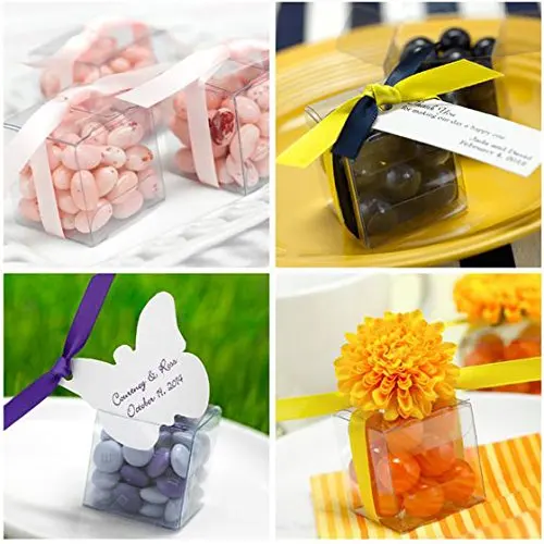 PET Transparent Candy box Clear Gift Boxes for Wedding, Party and cake packaging
