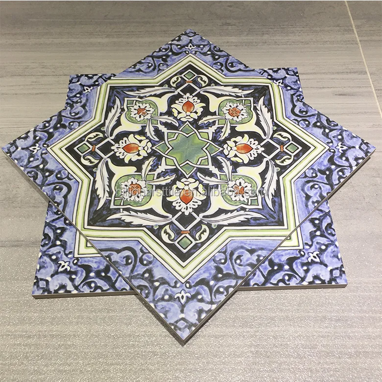 High quality custom bathroom modern ceramic wall tiles rustic matte porcelain 30x30cm floor flower tiles design