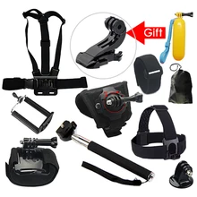 Gopro 4 3+ Sj4000 xiaomi yi Handheld Monopod Selfie Stick for Iphone 5s 6 Tripod Go Pro Pole Bobber Sport Camera Accessory