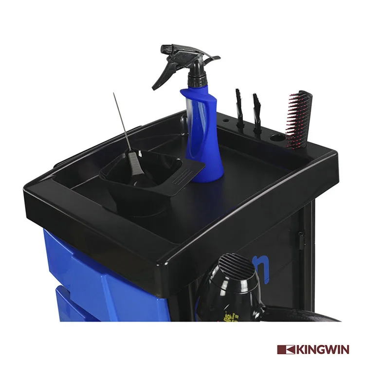 kingwin hair dressing salon cabinet trolley,beauty trolley for beaty salon